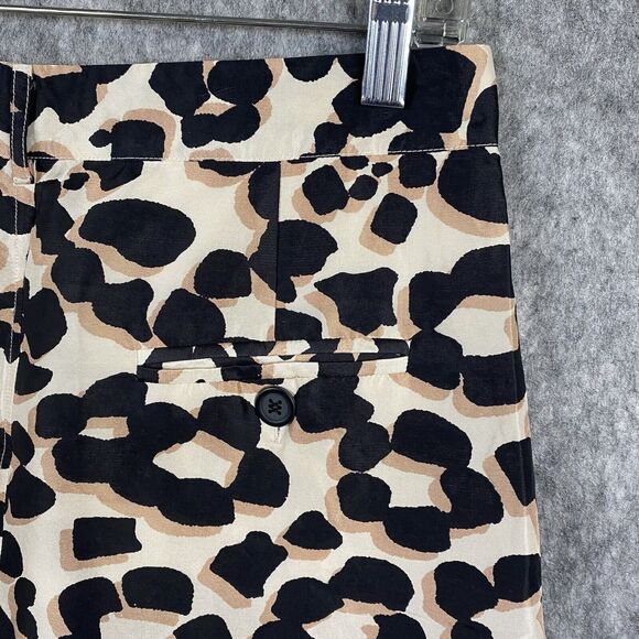 See by Chloe Mini Skirt Size US 4 Multicolor 100% Silk Leopard Animal Print - Picture 7 of 11